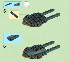 LEGO 75024 instructions page 9 – build guide