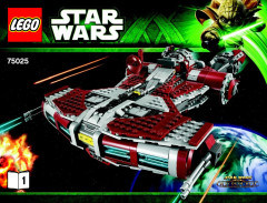 LEGO 75025 instructions page 1 – build guide