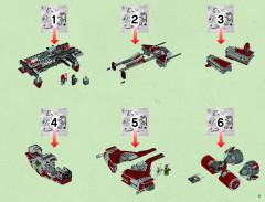 LEGO 75025 instructions page 3 – build guide