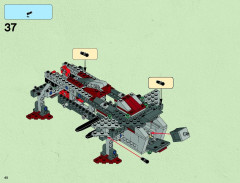 LEGO 75025 instructions page 40 – build guide