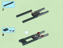 LEGO 75025 instructions page 7 – build guide