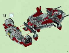 LEGO 75025 instructions page 75 – build guide
