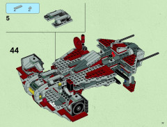 LEGO 75025 instructions page 77 – build guide