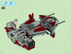 LEGO 75025 instructions page 78 – build guide