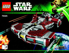 LEGO 75025 instructions page 1 – build guide