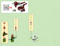 LEGO 75025 instructions page 2 – build guide