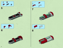 LEGO 75025 instructions page 6 – build guide