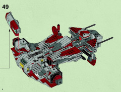 LEGO 75025 instructions page 8 – build guide