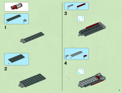 LEGO 75025 instructions page 9 – build guide