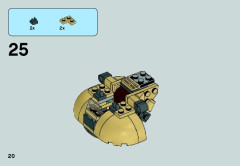 LEGO 75029 instructions page 20 – build guide