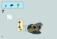 LEGO 75029 instructions page 6 – build guide