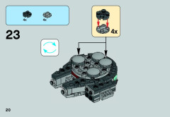 LEGO 75030 instructions page 20 – build guide