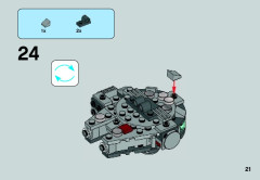 LEGO 75030 instructions page 21 – build guide