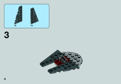LEGO 75030 instructions page 4 – build guide