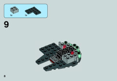 LEGO 75030 instructions page 8 – build guide