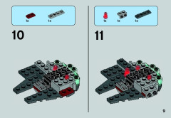 LEGO 75030 instructions page 9 – build guide