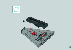 LEGO 75033 instructions page 15 – build guide