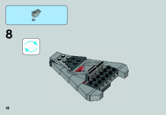 LEGO 75033 instructions page 16 – build guide