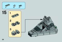LEGO 75033 instructions page 28 – build guide