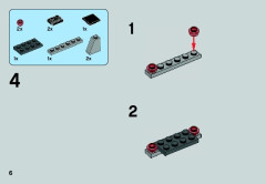 LEGO 75033 instructions page 6 – build guide