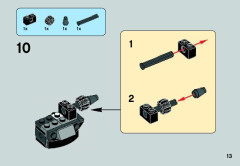 LEGO 75034 instructions page 13 – build guide