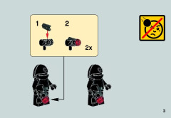 LEGO 75034 instructions page 3 – build guide
