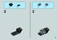 LEGO 75034 instructions page 9 – build guide