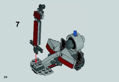LEGO 75035 instructions page 24 – build guide