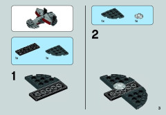 LEGO 75035 instructions page 3 – build guide