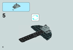 LEGO 75035 instructions page 6 – build guide