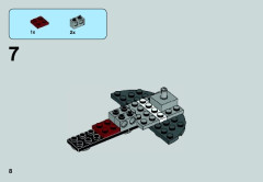 LEGO 75035 instructions page 8 – build guide