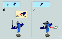 LEGO 75037 instructions page 9 – build guide