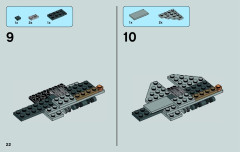 LEGO 75038 instructions page 22 – build guide