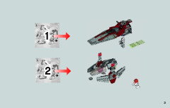 LEGO 75039 instructions page 3 – build guide