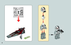 LEGO 75039 instructions page 4 – build guide