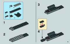 LEGO 75039 instructions page 9 – build guide