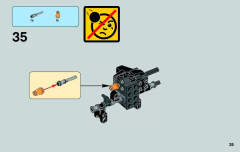 LEGO 75040 instructions page 35 – build guide
