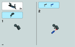 LEGO 75040 instructions page 44 – build guide