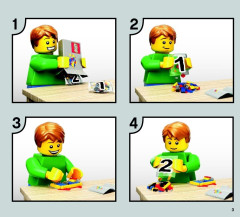 LEGO 75042 instructions page 3 – build guide