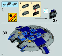 LEGO 75042 instructions page 40 – build guide