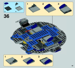 LEGO 75042 instructions page 43 – build guide