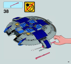 LEGO 75042 instructions page 45 – build guide