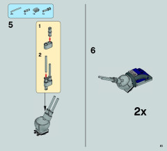 LEGO 75042 instructions page 61 – build guide
