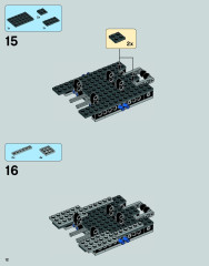 LEGO 75043 instructions page 12 – build guide