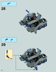 LEGO 75043 instructions page 22 – build guide