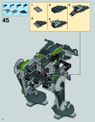 LEGO 75043 instructions page 8 – build guide
