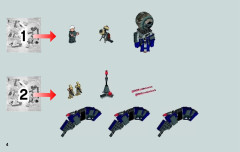 LEGO 75044 instructions page 4 – build guide