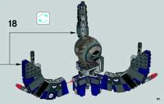 LEGO 75044 instructions page 43 – build guide