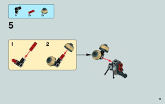 LEGO 75044 instructions page 9 – build guide