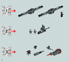 LEGO 75045 instructions page 4 – build guide